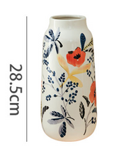 Load image into Gallery viewer, BestVase-Hand Painted Ceramic Vase Simple Style Decoration Viburnum Flower Pattern - BestVase