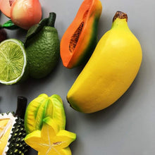 Load image into Gallery viewer, 3D Fruit Fridge Magnet Refrigerator Magnet Kitchen Decoration Cute Mini Fruit and Vegetables - BestVase