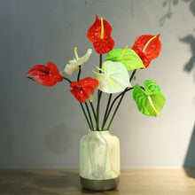 Load image into Gallery viewer, Anthurium Silk Flower Simulation Artificial Flower "Enthusiasm" "Ardour" - BestVase