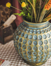 Load image into Gallery viewer, Antique Vintage Glass Bronze Antique Style Bronze Texture Vase - BestVase