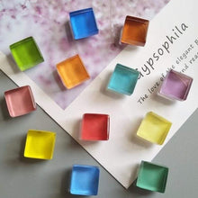 Load image into Gallery viewer, 10 PCS Candy Colorful Fridge Magnet Cute Macaron color Refrigerator Sticker Irregular Shape Shiny - BestVase