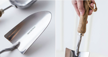Load image into Gallery viewer, Garden Shovel Fork Flower Cultivating Plant Soil Transplanter Wooden Handle Gardening Hand Tools - BestVase