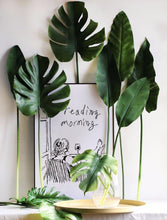 Load image into Gallery viewer, Greenery Monstera Leaf Banana Leaf Livistona Leaf Simulation Flower Artificial Plant - BestVase
