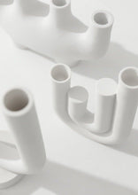 Load image into Gallery viewer, Abstract Arch Ceramic Candle Holders