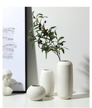 Load image into Gallery viewer, Modern White Sculpted Vases