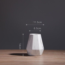Load image into Gallery viewer, Geometric Marble Vases