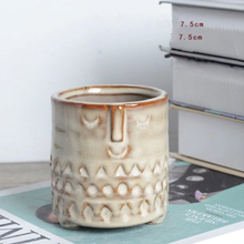 Load image into Gallery viewer, Kin Ceramic Face Planters
