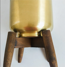 Load image into Gallery viewer, Amir Gold Plant Stand