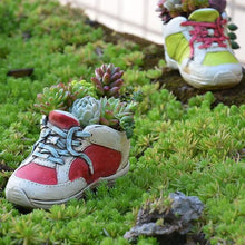 Load image into Gallery viewer, Sneakers Shoes Style Succulent Plant Fleshy Flower Pots Mini Cute Shoe Flower Vase - BestVase