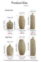 Load image into Gallery viewer, Wooden Texture Simple Ceramic Vase HandMade - BestVase