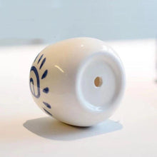 Load image into Gallery viewer, White and Blue Succulent Pots Terse Style Porcelain Thumb vase - BestVase