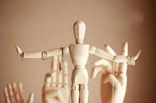 Load image into Gallery viewer, 5.5/8/12/16 in Wooden Body Model Mannequin Rings Jewelry Earrings Necklaces Shelves Desk Book Room Decoration - BestVase