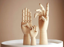 Load image into Gallery viewer, 7/10/12 in Wooden Hand Model Rings Jewelry Earrings Necklaces Shelves Table Decoration - BestVase