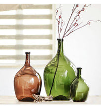 Load image into Gallery viewer, Vintage Large Glass Demijohn Carboy Transparent Bottle - BestVase