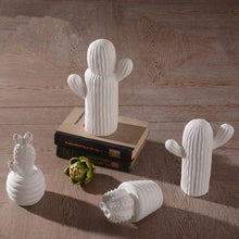Load image into Gallery viewer, White Porcelain Cactus Collection