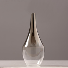 Load image into Gallery viewer, Silver Lining Glass Vase