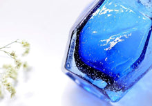 Load image into Gallery viewer, Klein Blue Murano Glass Flower Vase