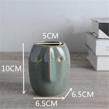 Load image into Gallery viewer, Kin Ceramic Face Planters