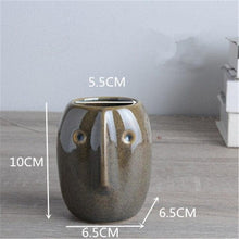 Load image into Gallery viewer, Kin Ceramic Face Planters