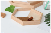 Load image into Gallery viewer, Wooden Hexagon Trays