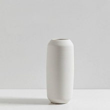 Load image into Gallery viewer, Modern White Sculpted Vases