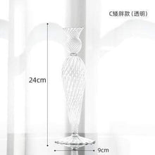 Load image into Gallery viewer, Elle Glass Candlestick Holders