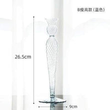 Load image into Gallery viewer, Elle Glass Candlestick Holders