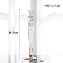 Load image into Gallery viewer, Elle Glass Candlestick Holders