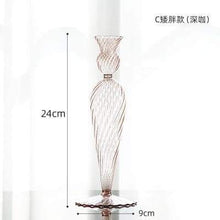 Load image into Gallery viewer, Elle Glass Candlestick Holders