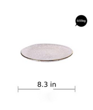 Load image into Gallery viewer, Textured Hammered Glass Plate