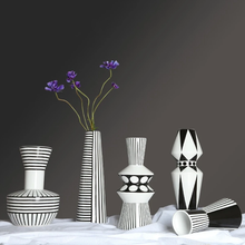 Load image into Gallery viewer, Optic Decor Ceramic Porcelain Vase