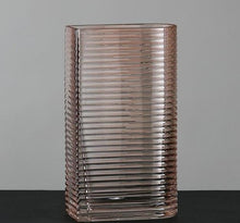 Load image into Gallery viewer, Ripple Glass Vase