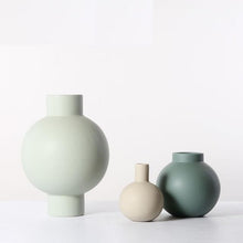 Load image into Gallery viewer, Shades of Blue Ceramic Vase