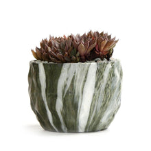 Load image into Gallery viewer, Marbling Ceramic Planter Set 4 pc