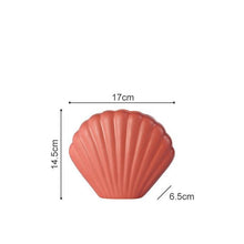 Load image into Gallery viewer, Shell Floral Ceramic Vase