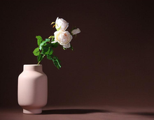 Load image into Gallery viewer, Warm Berry Palette Ceramic Flower Vase
