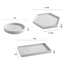 Load image into Gallery viewer, Granite Basic Shapes Decorative Trays