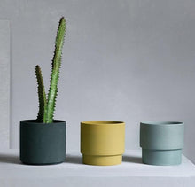 Load image into Gallery viewer, Colorful Porcelain Stackable Planters