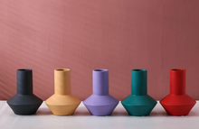Load image into Gallery viewer, Bright Color Ceramic Flower Vase