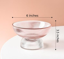 Load image into Gallery viewer, Textured Hand Blown Glass Bowl