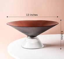 Load image into Gallery viewer, Textured Hand Blown Glass Bowl