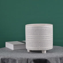 Load image into Gallery viewer, Textured Dot Footed Ceramic Planters