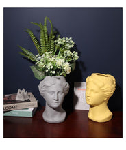 Load image into Gallery viewer, Venus Ceramic & Resin Planters