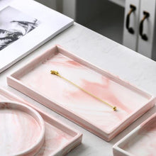 Load image into Gallery viewer, Marble Ceramic Storage & Serving Decorative Trays