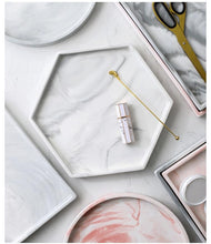 Load image into Gallery viewer, Marble Ceramic Storage & Serving Decorative Trays