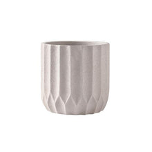Load image into Gallery viewer, Polygon Textured Ceramic Planters
