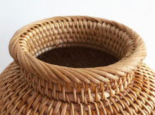 Load image into Gallery viewer, Rattan Hand Woven Vase