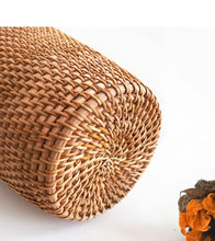 Load image into Gallery viewer, Rattan Hand Woven Vase