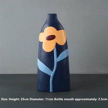 Load image into Gallery viewer, Flower Cutout Ceramic Vases