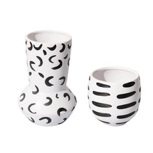 Load image into Gallery viewer, Abstract Spots Ceramic Vases